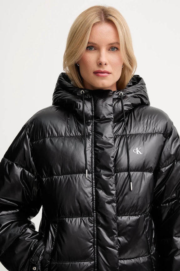Bunda Calvin Klein Jeans čierna LV047D505G