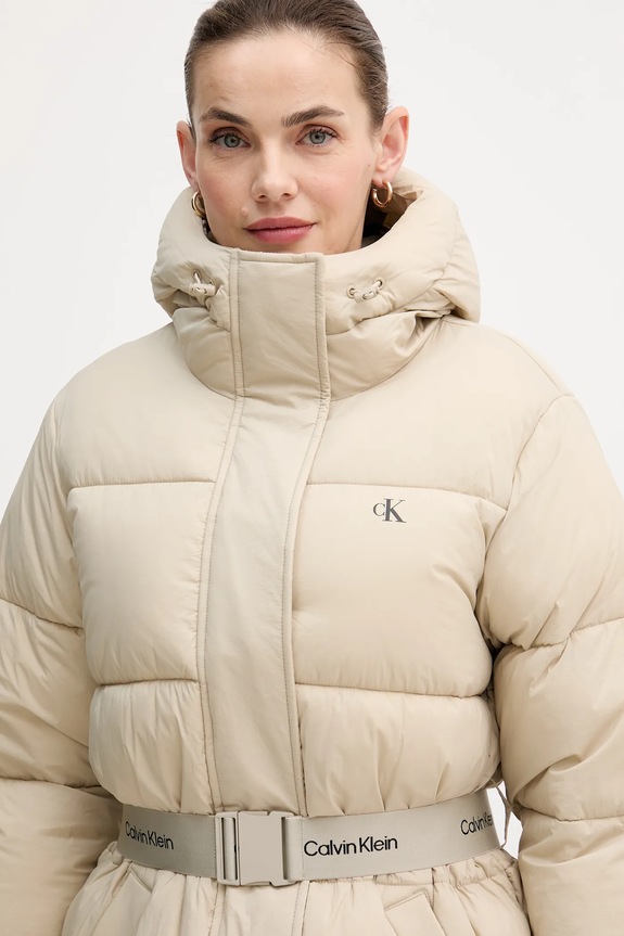Calvin Klein Jeans geacă bej LV047D507G