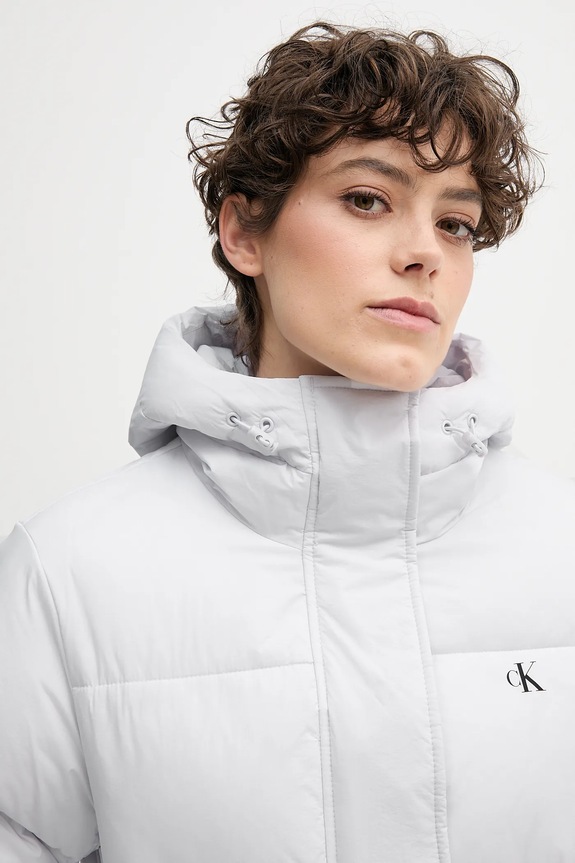Bunda Calvin Klein Jeans fialová LV047D508G