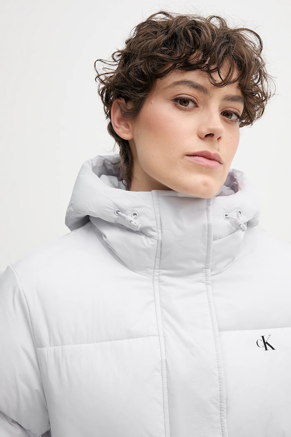 Bunda Calvin Klein Jeans fialová LV047D508G