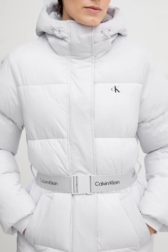 Bunda Calvin Klein Jeans LV047D508G fialová