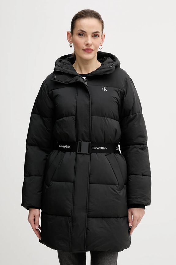 Bunda Calvin Klein Jeans zateplené čierna LV047D508G
