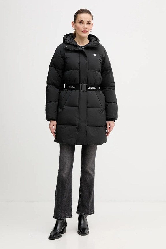 Bunda Calvin Klein Jeans LV047D508G čierna AW25