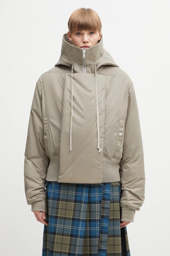 Куртка Rick Owens DRKSHDW Cropped Alice Parka інші бежевий DS02E7731.NP