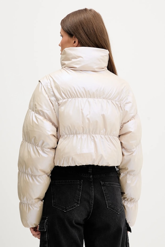 Oblačila Jakna adidas Originals Ess Glossy JX2985 bež