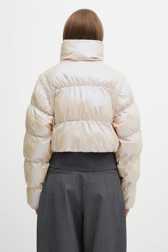 Дрехи Яке adidas Originals Ess Glossy JX2985 бежов