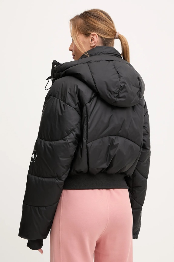 Ρούχα Μπουφάν adidas by Stella McCartney ASMC Crop JW2027 μαύρο