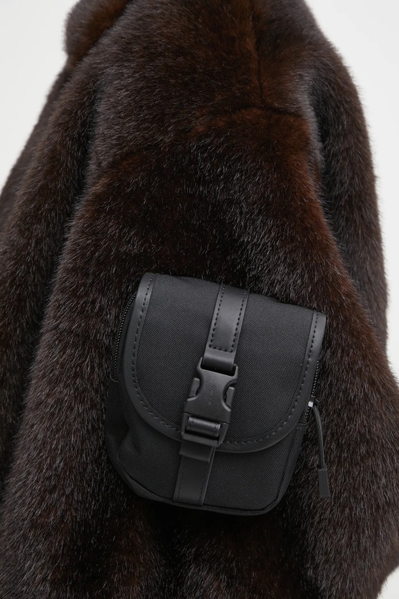 Куртка Coperni Faux Fur Bomber COPBL33F9015 коричневий