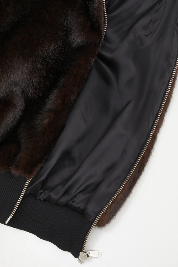 Куртка Coperni Faux Fur Bomber COPBL33F9015