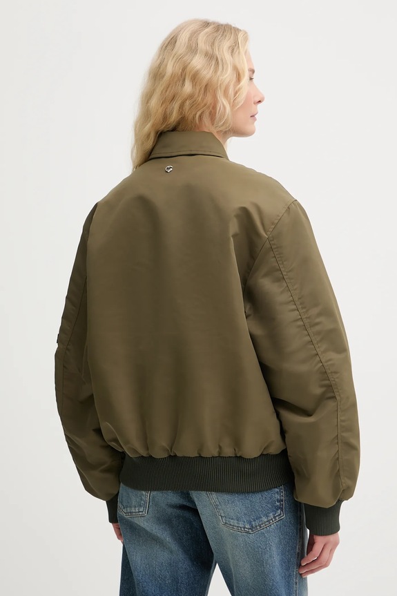 Ρούχα Μπουφάν Coperni Bomber COPBL32F3003 πράσινο