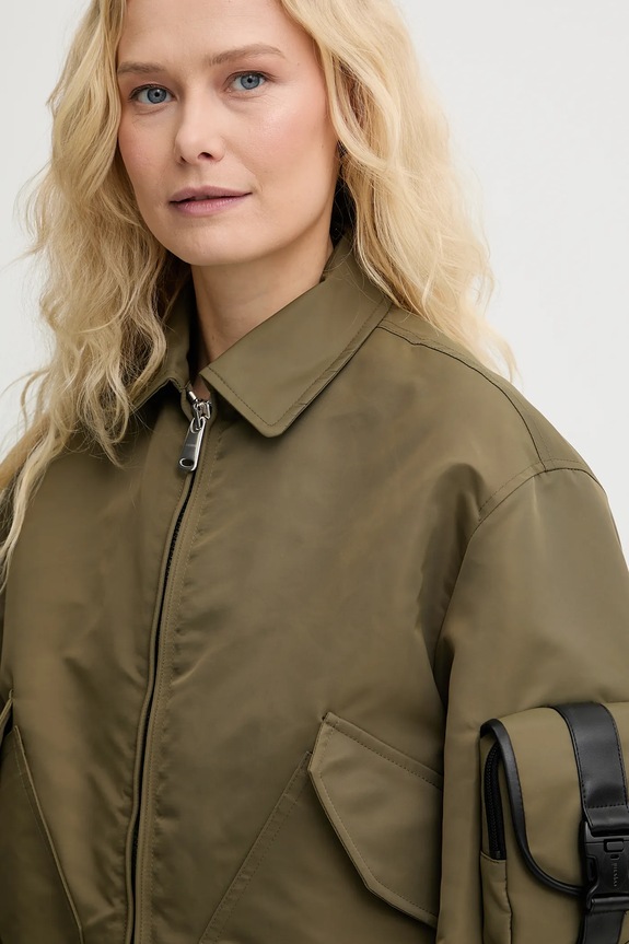 Μπουφάν Coperni Bomber πράσινο COPBL32F3003