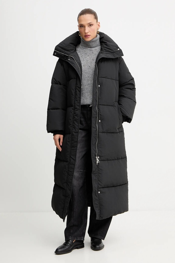 BOSS Orange rövid kabát 50548045 fekete AW25