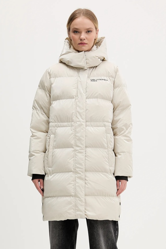 Jakna Karl Lagerfeld Jeans Drugo bež A4W15059