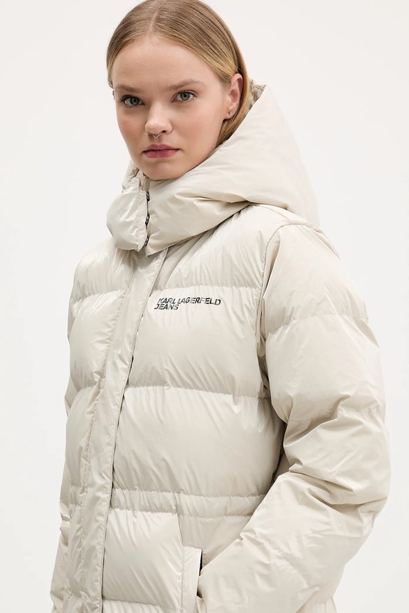 Jakna Karl Lagerfeld Jeans bež A4W15059