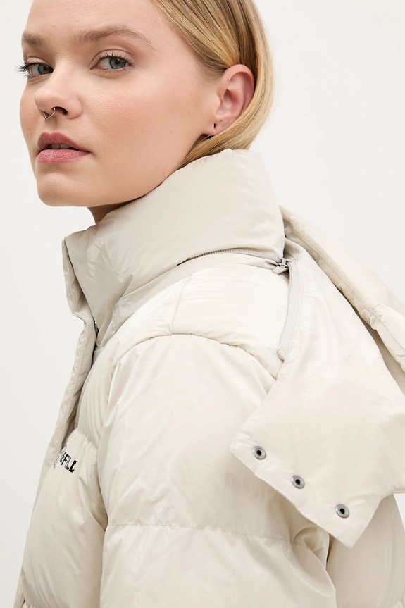 Jakna Karl Lagerfeld Jeans A4W15059 bež