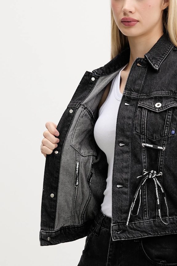 Rifľová bunda Karl Lagerfeld Jeans A4W14012