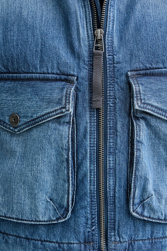 Rifľová vesta G-Star 2-Pkt Padded D26944.E090 modrá