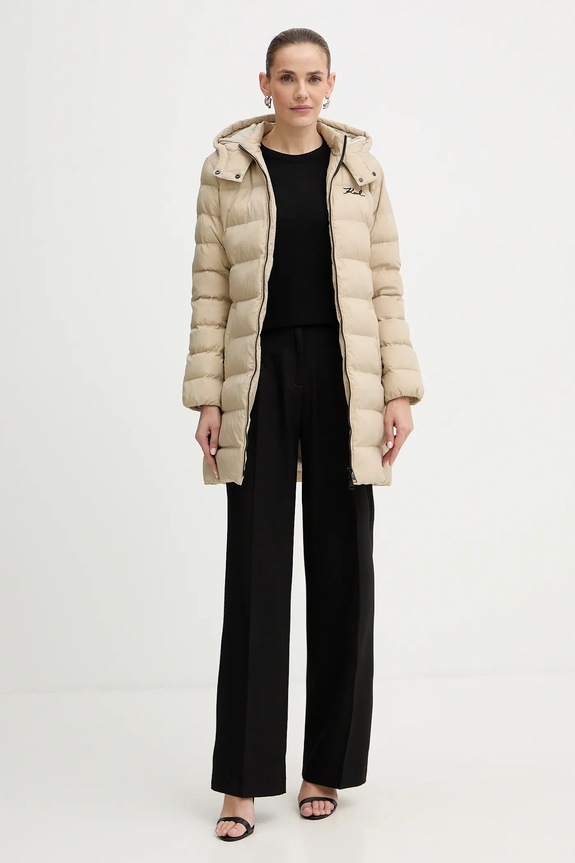 Karl Lagerfeld kurtka A1W15047 beżowy AW25