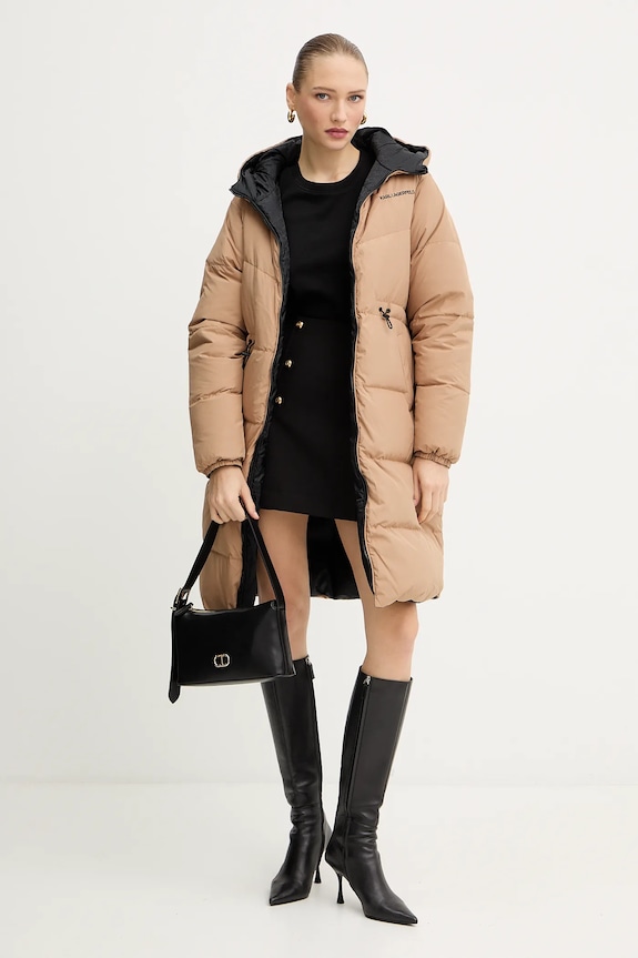 Karl Lagerfeld kurtka puchowa dwustronna A4W15045 czarny AW25