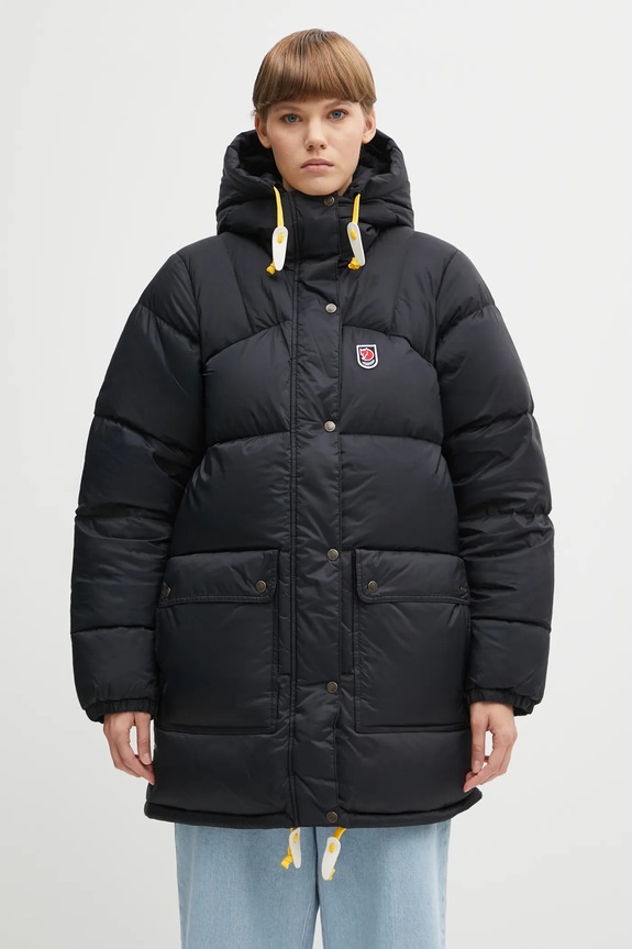 Pernata jakna Fjallraven Expedition pernata podstava crna F89029