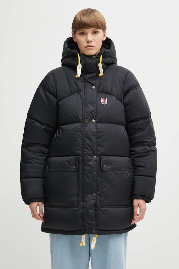 Pernata jakna Fjallraven Expedition pernata podstava crna F89029