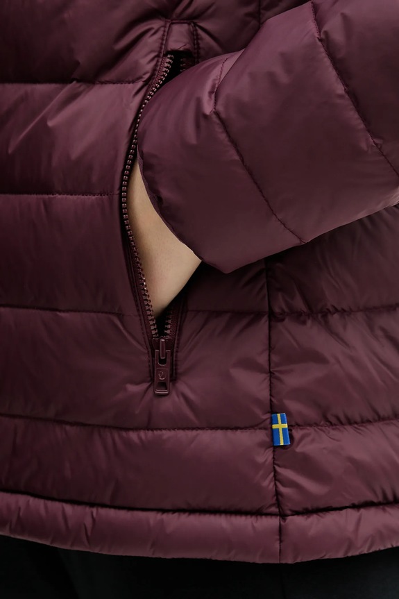 Fjallraven geacă de puf Expedition F86122 burgundia