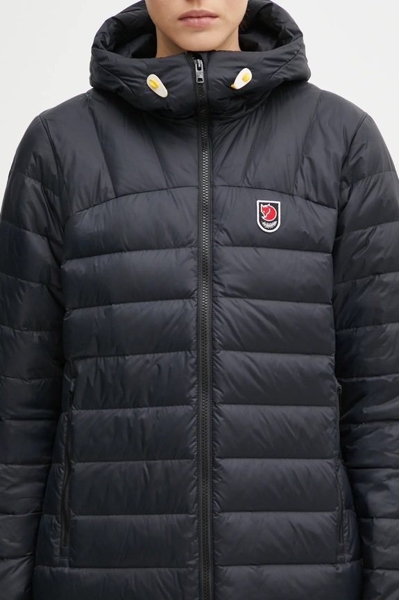 Пухено яке Fjallraven Expedition черен F86122