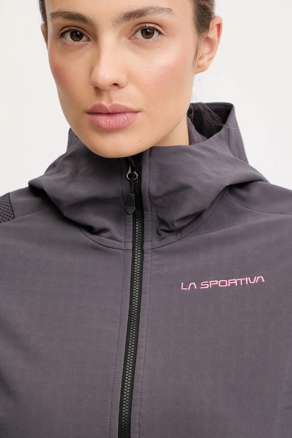 Športová bunda LA Sportiva Descender Storm sivá ZASF034