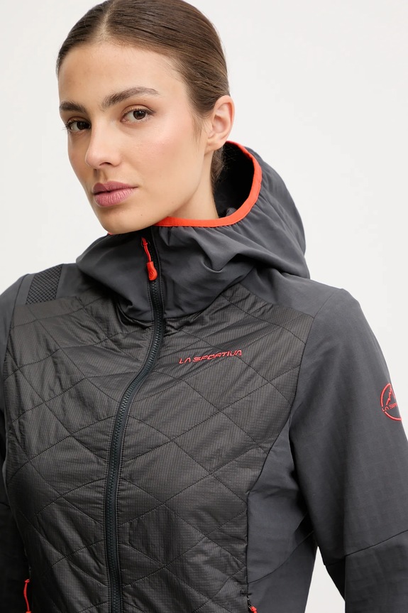 Turistická bunda LA Sportiva Kap Hybrid sivá ZASJ087