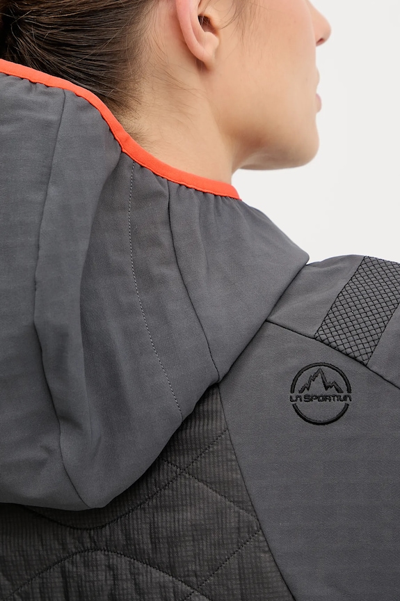 Turistická bunda LA Sportiva Kap Hybrid ZASJ087 sivá