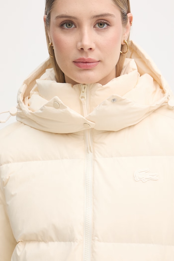 Lacoste kurtka puchowa damska beżowy BF3262