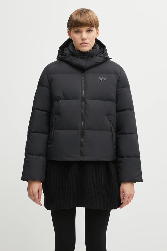 Lacoste giacca piumino da donna isolamento in piuma nero BF3262