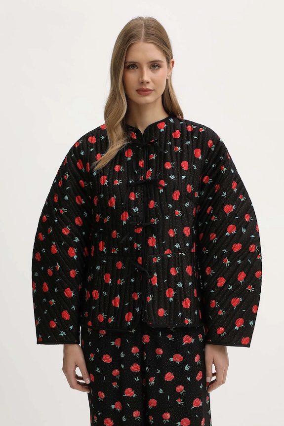 Bunda The Sleeper oversize čierna HBJC03F021N
