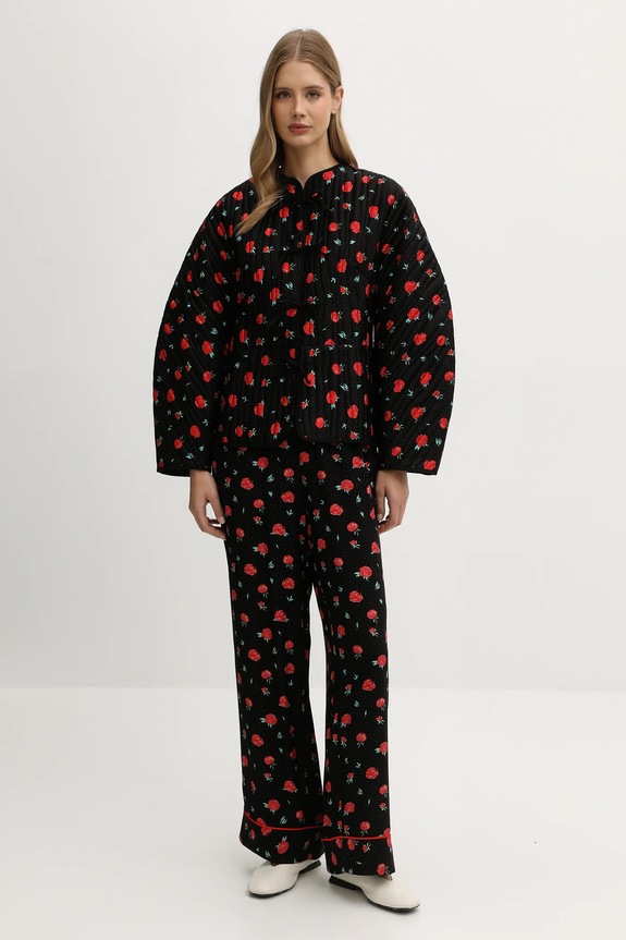 Bunda The Sleeper HBJC03F021N čierna AW25