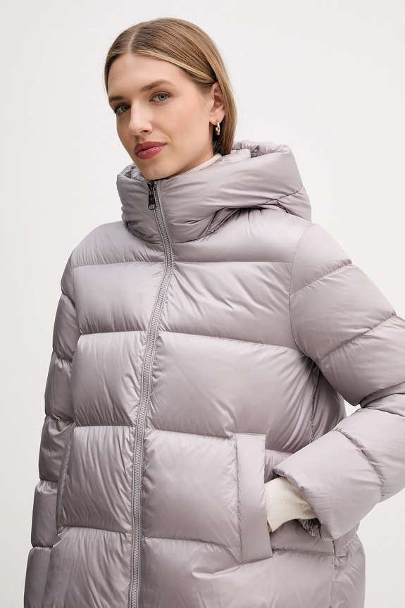 Péřová bunda Hetrego ARINA fialová 8P600