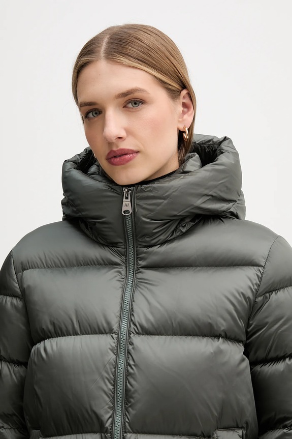 Péřová bunda Hetrego ARINA zelená 8P600