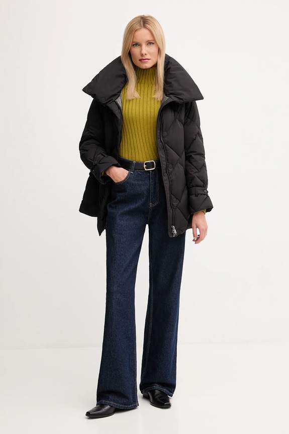 Μπουφάν με επένδυση από πούπουλα Hetrego QUENBY 8P696 μαύρο AW25