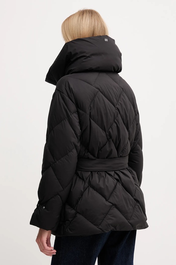 Ρούχα Μπουφάν με επένδυση από πούπουλα Hetrego QUENBY 8P696 μαύρο