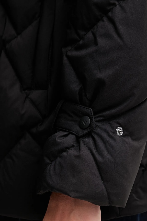 Μπουφάν με επένδυση από πούπουλα Hetrego QUENBY 8P696 μαύρο