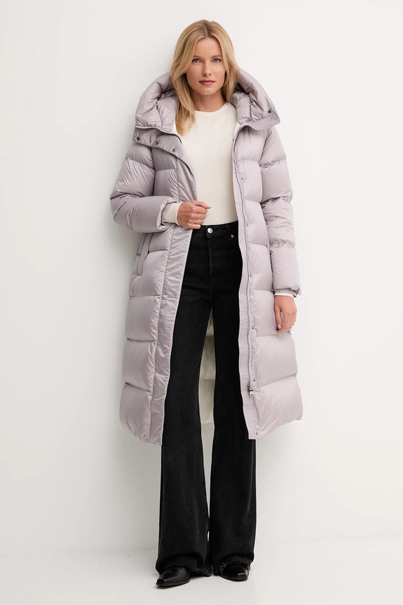 Μπουφάν με επένδυση από πούπουλα Hetrego KAREN 8P605 μωβ AW25