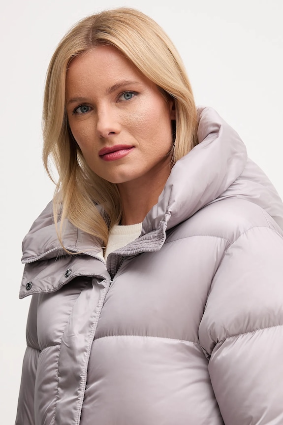 Μπουφάν με επένδυση από πούπουλα Hetrego KAREN μωβ 8P605