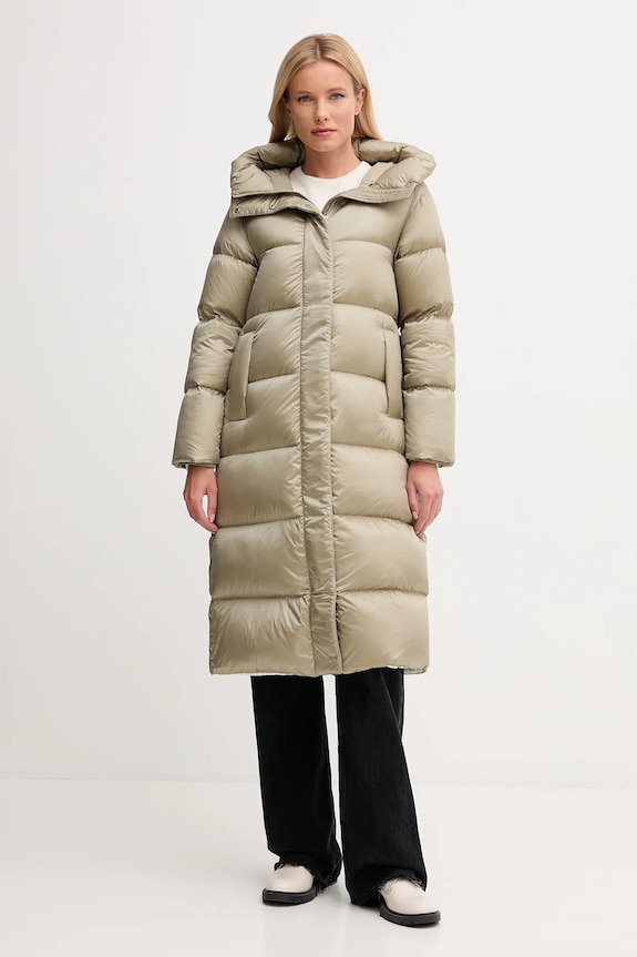 Μπουφάν με επένδυση από πούπουλα Hetrego KAREN άλλο πράσινο 8P605