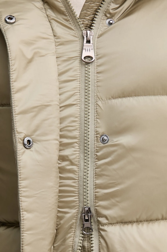 Μπουφάν με επένδυση από πούπουλα Hetrego KAREN 8P605 πράσινο