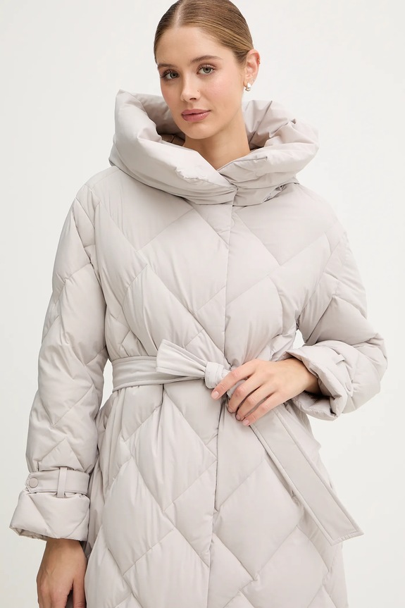 Péřová bunda Hetrego JENNA béžová 8P695