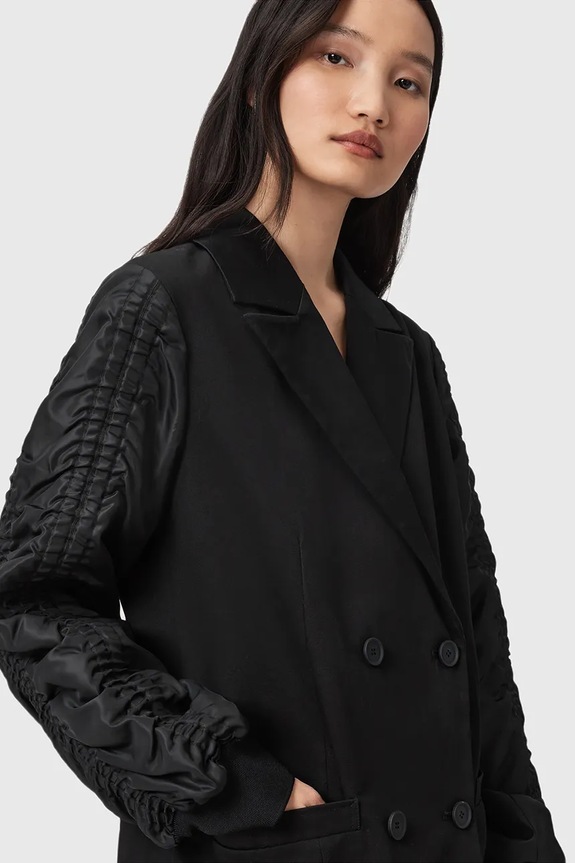 AllSaints marynarka LORNA W009OD czarny AW25