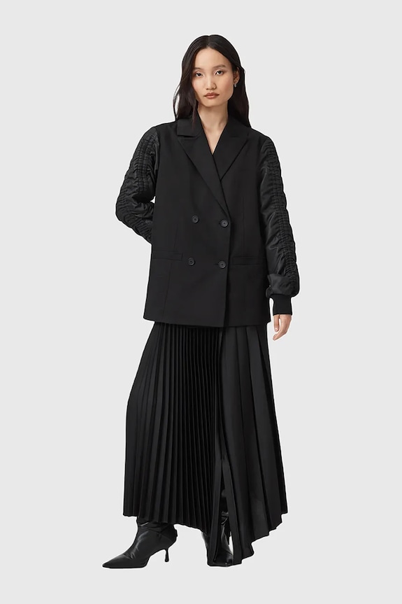 AllSaints marynarka LORNA W009OD czarny