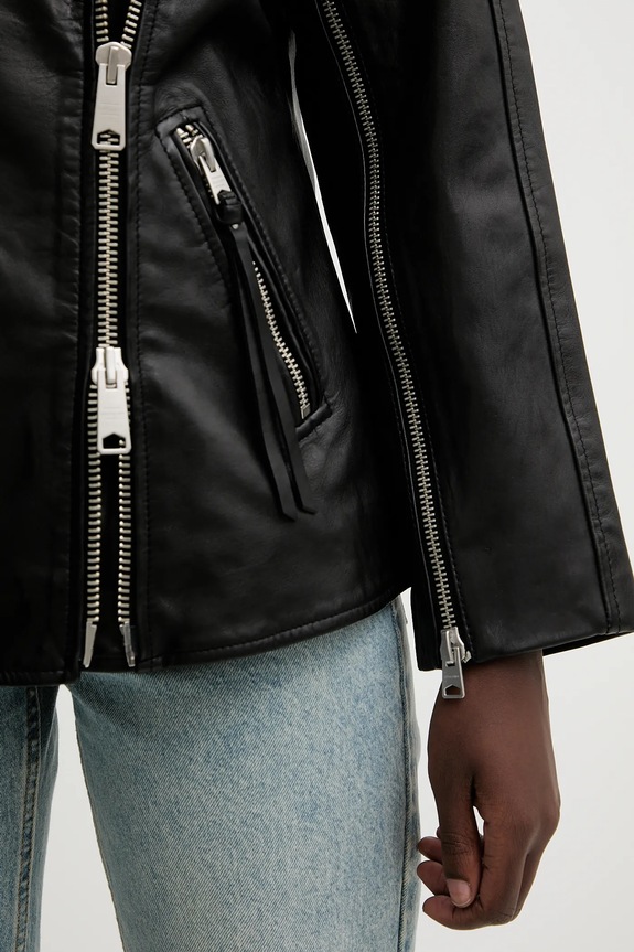AllSaints bőrdzseki VENDRA W021LD