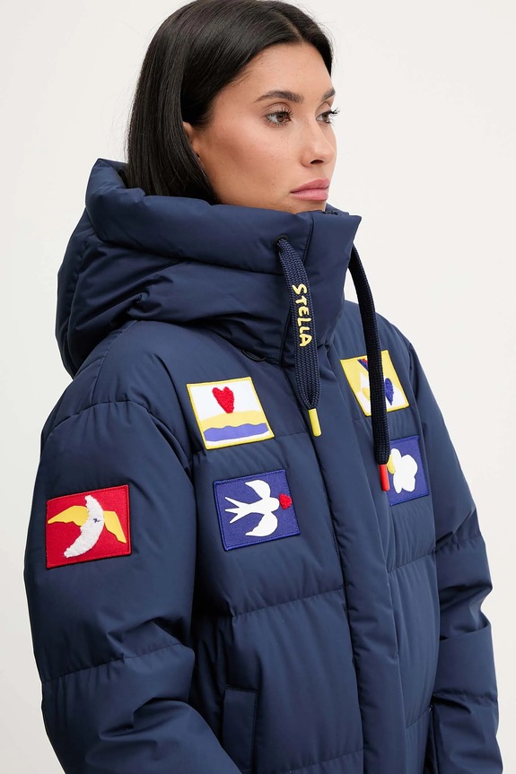 Rossignol giacca da sci in piuma JCC blu navy RLOWJ21
