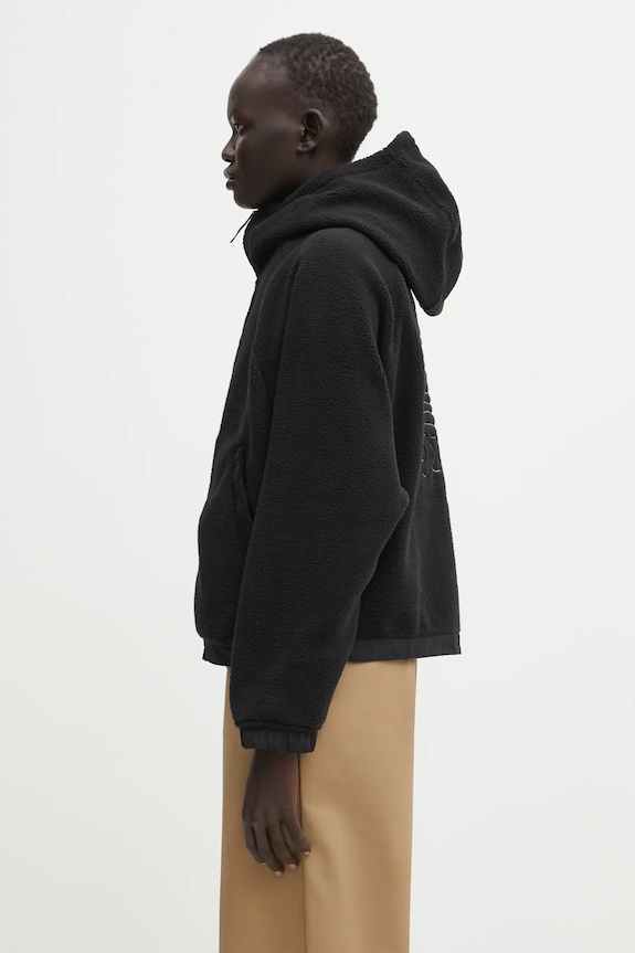 Carhartt WIP fleece sweatshirt W' Hooded Helix Fleece Jacket I035461.39SXX black AW25
