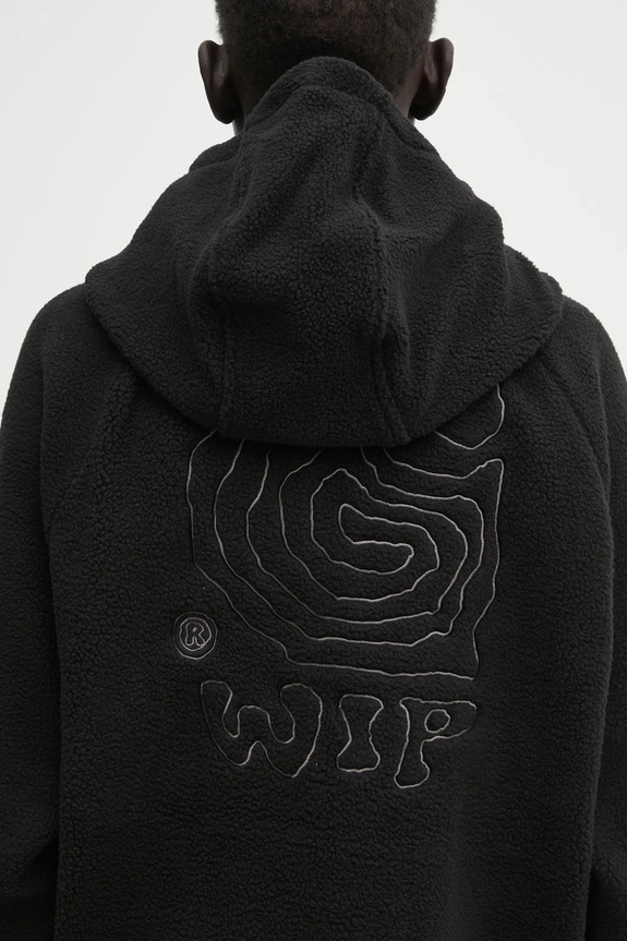 Carhartt WIP fleece sweatshirt W' Hooded Helix Fleece Jacket black I035461.39SXX